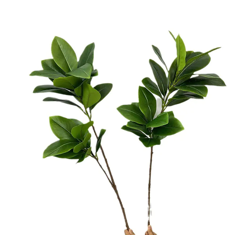 Realistic Magnolia Leaves and Branches for Home Decor