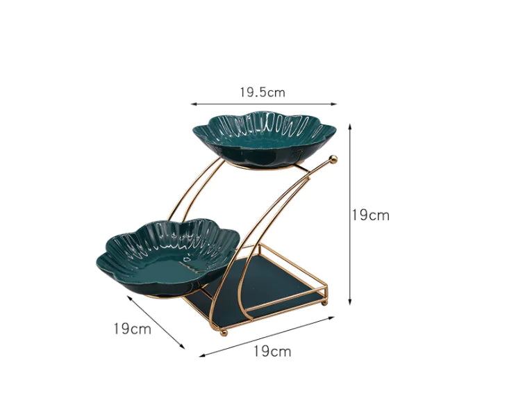 Multi-layer Fruit Tray for Snacks and Coffee Table