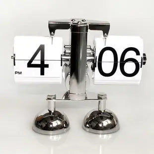 European Style Automatic Flip Clock for Home Decor