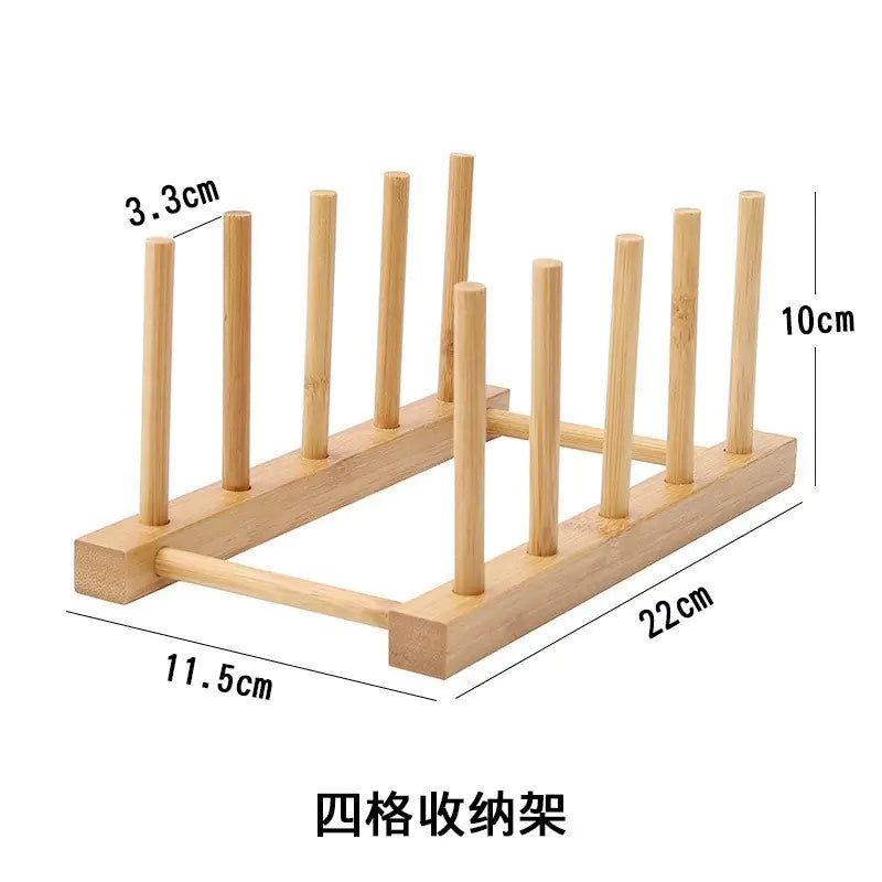 Round Bamboo Heat-Resistant Table Mat for Home Use