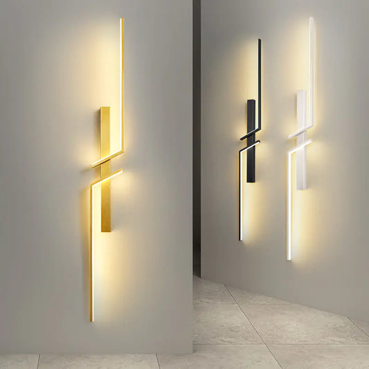 Modern Minimalist Long Strip Wall Lamp for Bedroom & Living Room