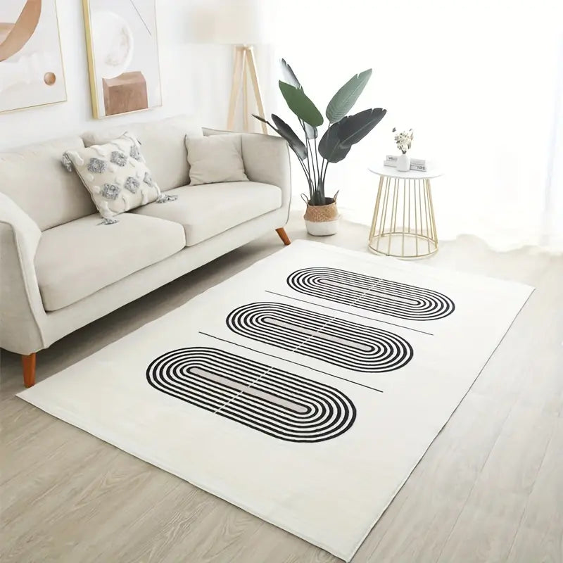 Cashmere Feel Rectangle Floor Mat