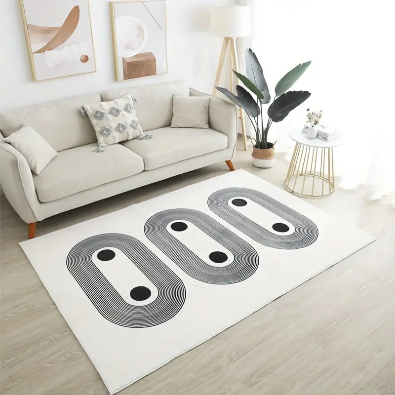 Cashmere Feel Rectangle Floor Mat