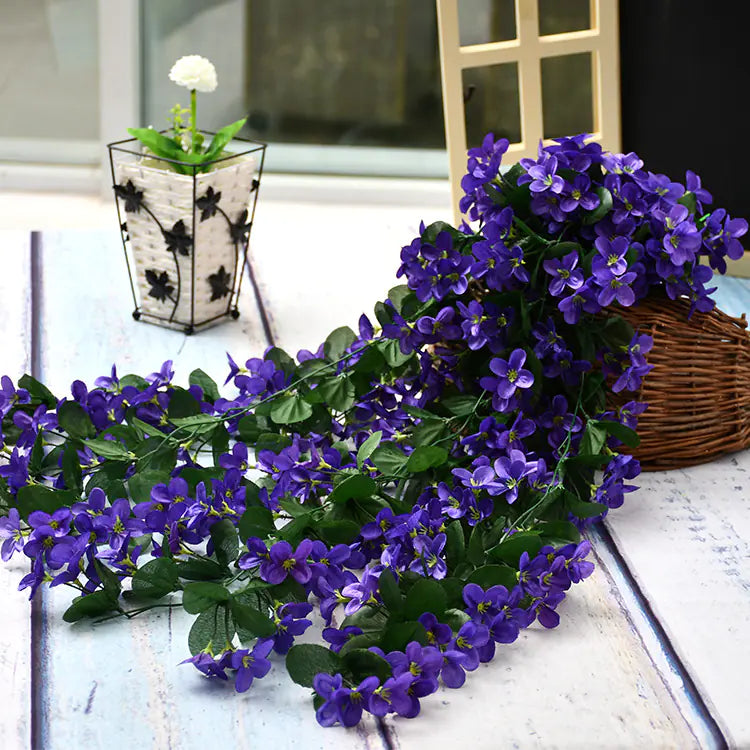 Violet Wall Hanging Floral Decoration for Home & Events