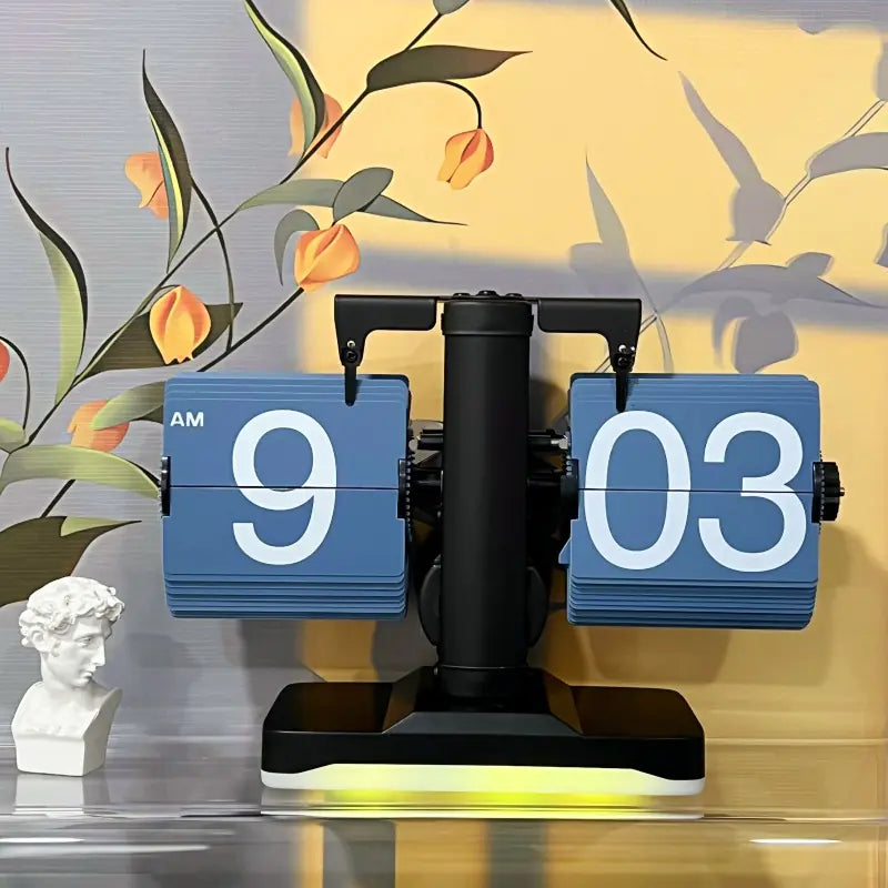 European Style Automatic Flip Clock for Home Decor