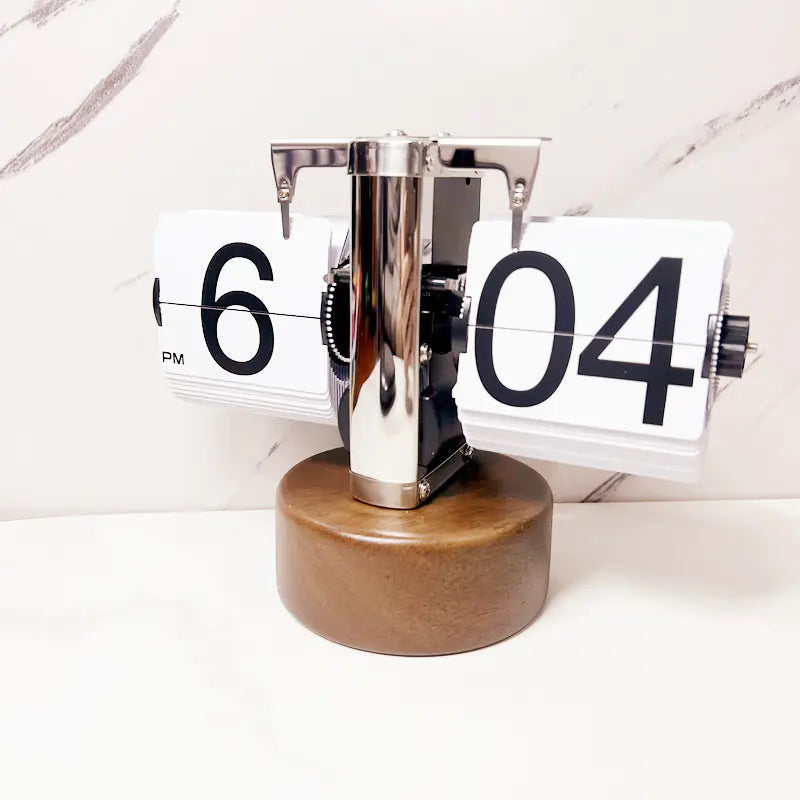 European Style Automatic Flip Clock for Home Decor