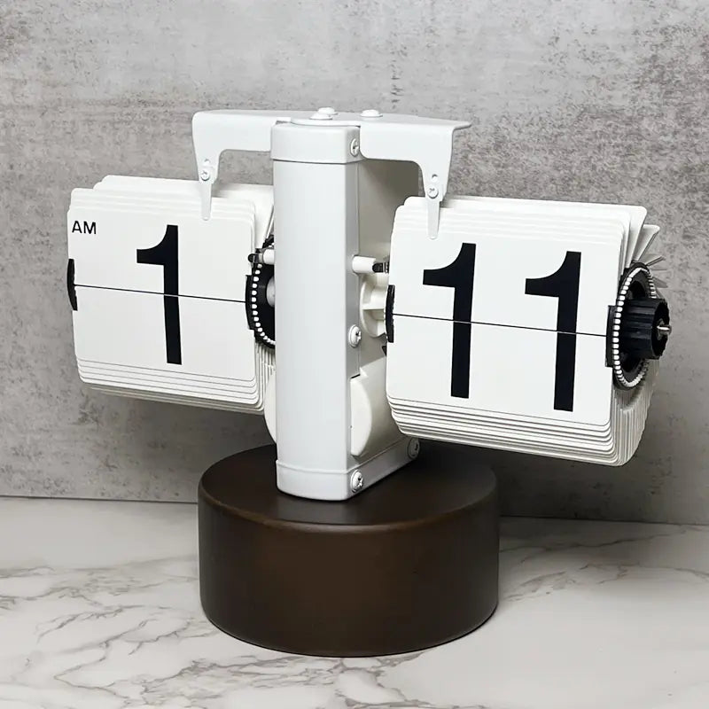 European Style Automatic Flip Clock for Home Decor