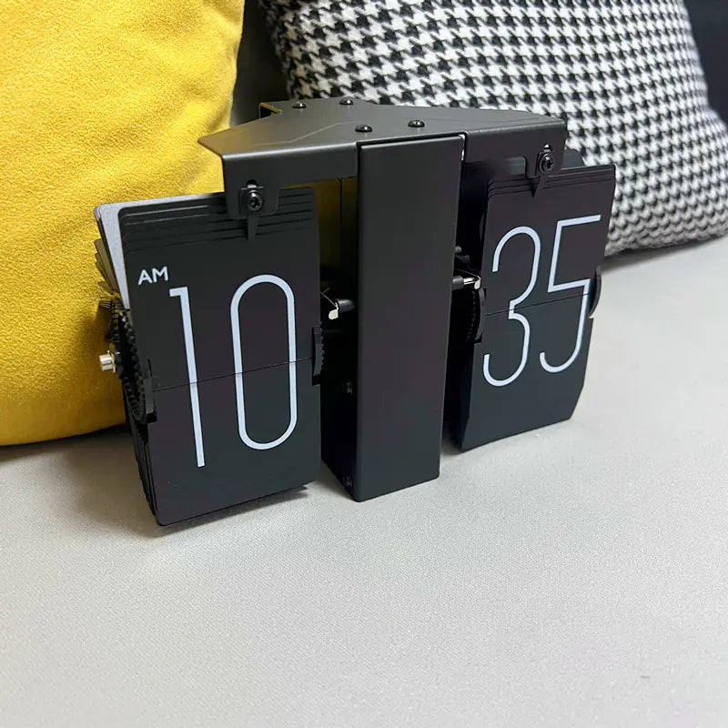 European Style Automatic Flip Clock for Home Decor