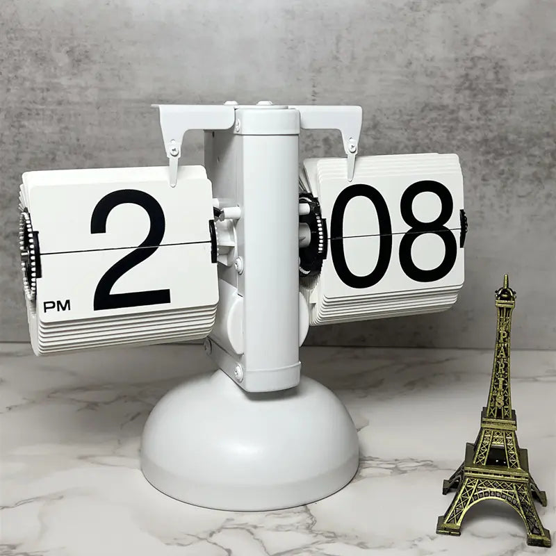 European Style Automatic Flip Clock for Home Decor