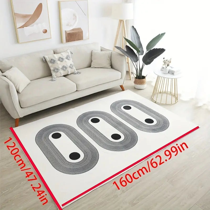 Cashmere Feel Rectangle Floor Mat