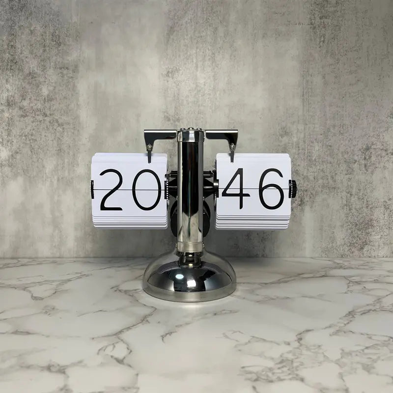 European Style Automatic Flip Clock for Home Decor