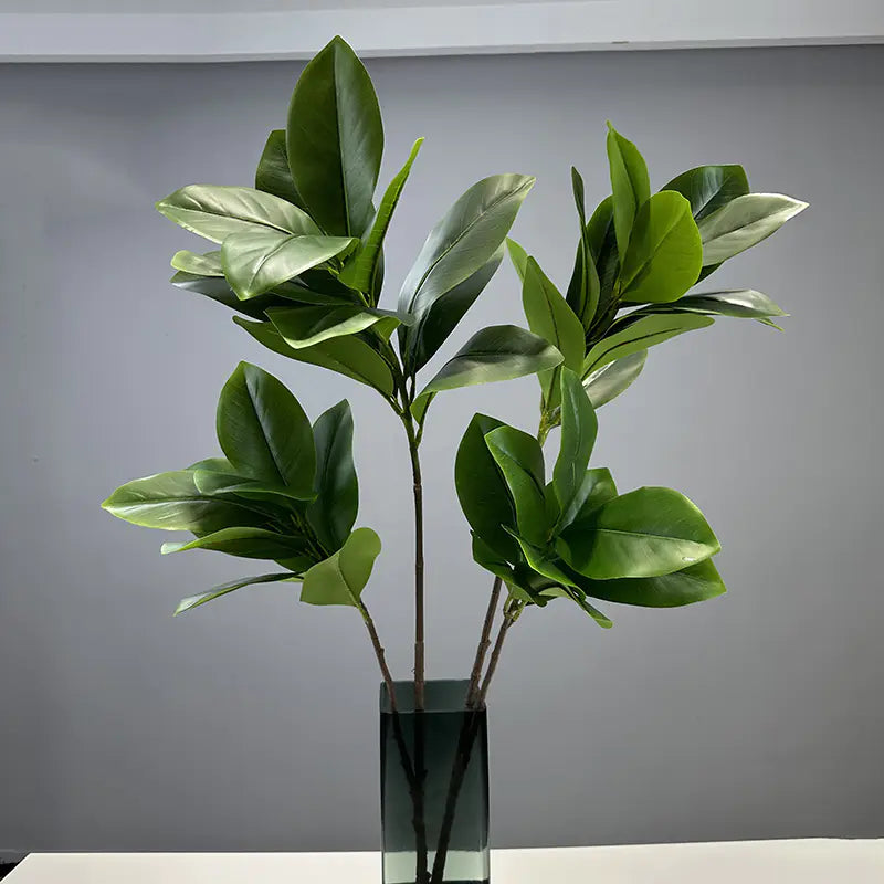Realistic Magnolia Leaves and Branches for Home Decor