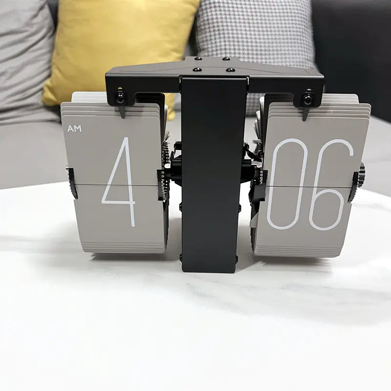 European Style Automatic Flip Clock for Home Decor