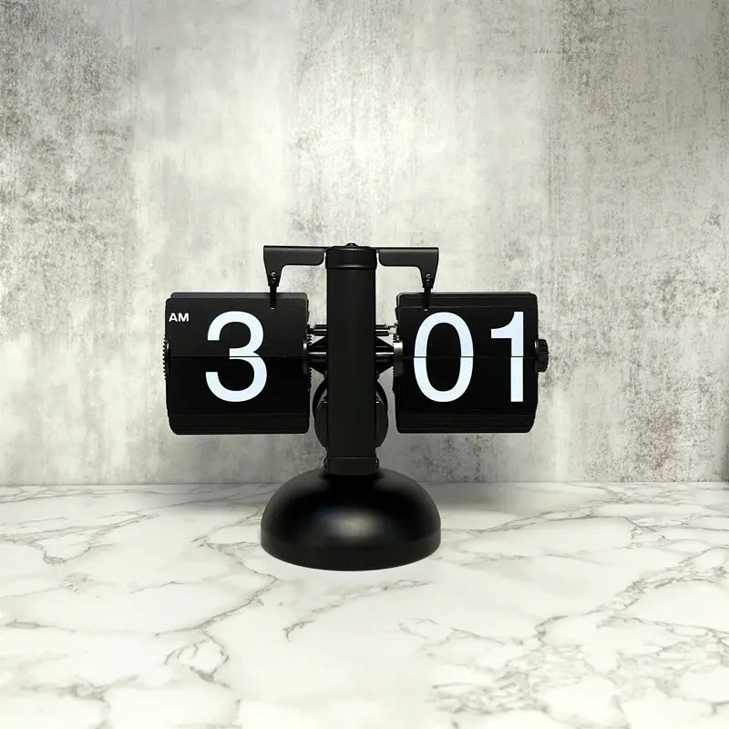European Style Automatic Flip Clock for Home Decor