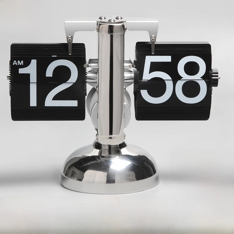European Style Automatic Flip Clock for Home Decor