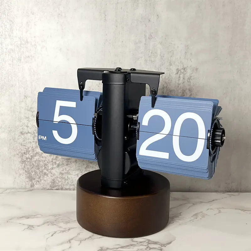 European Style Automatic Flip Clock for Home Decor