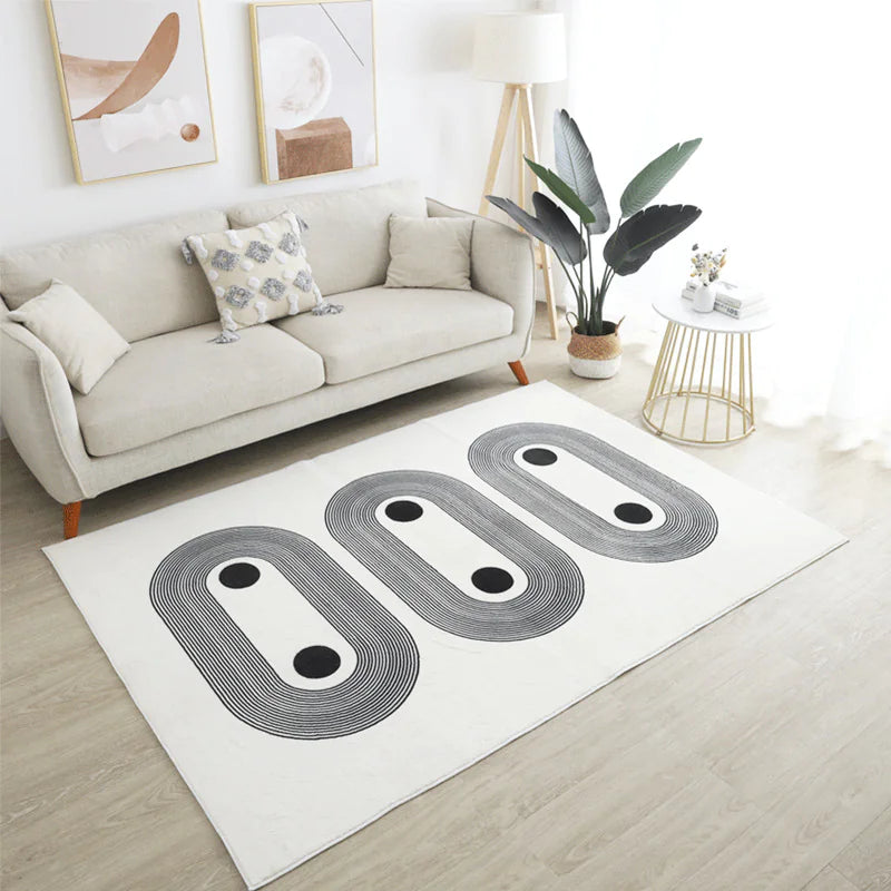 Cashmere Feel Rectangle Floor Mat